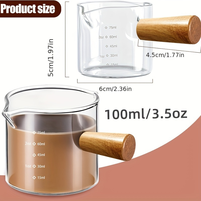 Double Pour Spout Heat Resista - đánh giá và giá Espresso Shot Glass