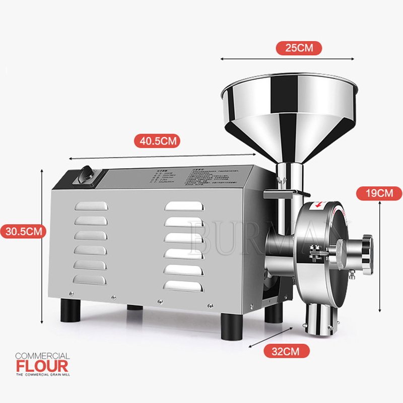 Electric Grain Grinder Commerc - đánh giá và giá Coffee Grinder Burr Flat