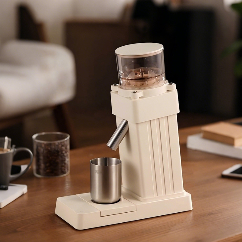 Coffee Grinder with Scale, 60  - đánh giá và giá Coffee Grinder Burr Flat